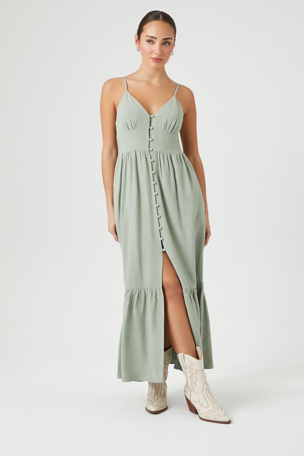 Flounce Cami Maxi Dress