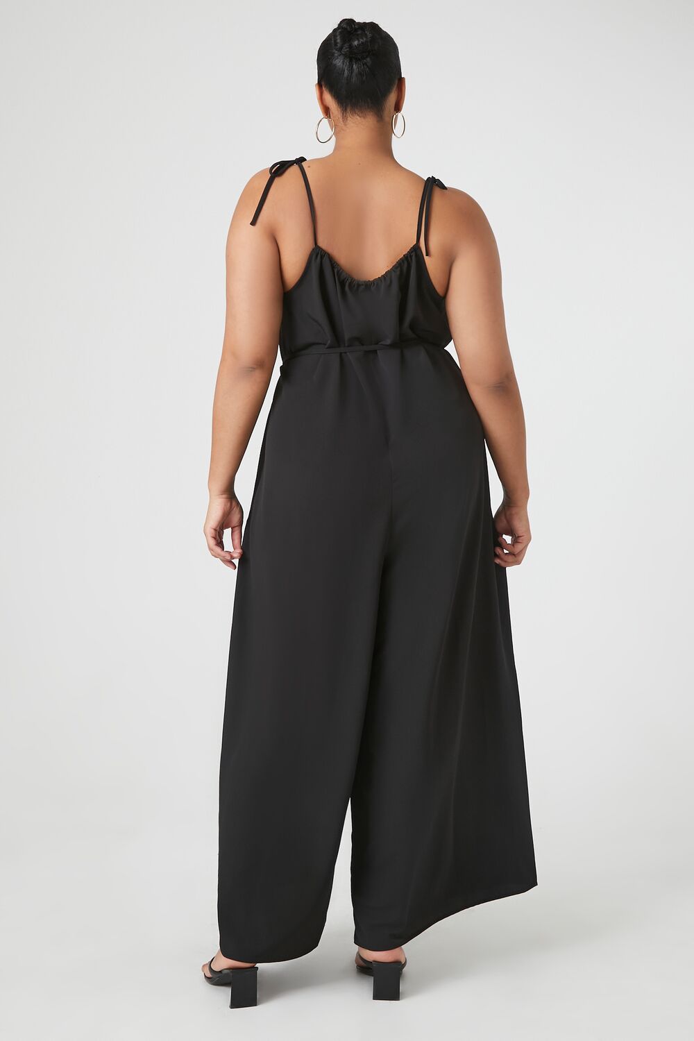 Plus Size Wide-Leg Cami Jumpsuit
