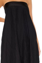 Strapless A-Line Maxi Dress