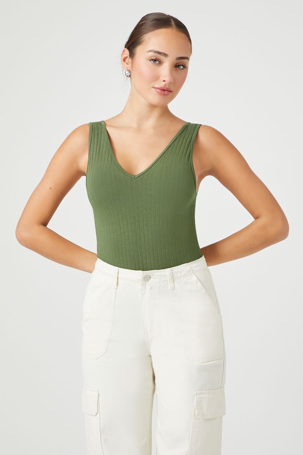Seamless Ribbed Tank Bodysuit