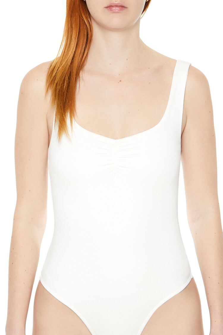 Ruched Tank Bodysuit