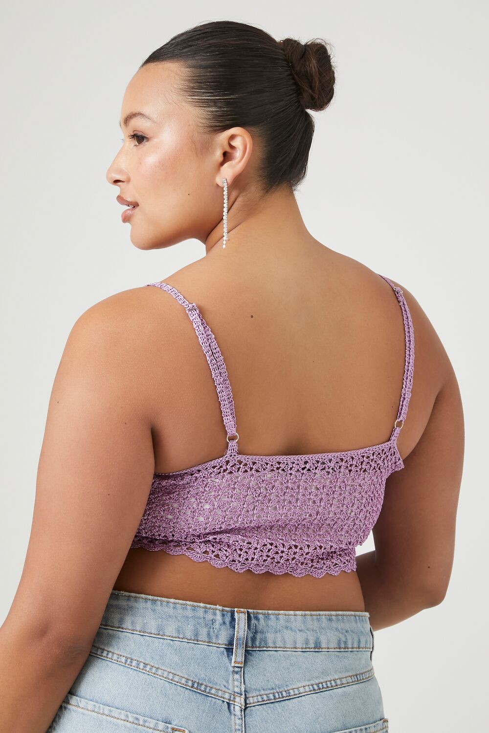 Plus Size Sequin Sweater-Knit Cami