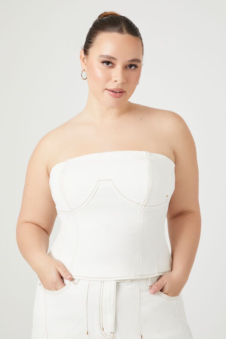Plus Size Bustier Tube Top