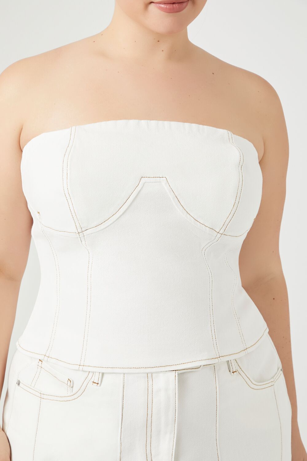Plus Size Bustier Tube Top