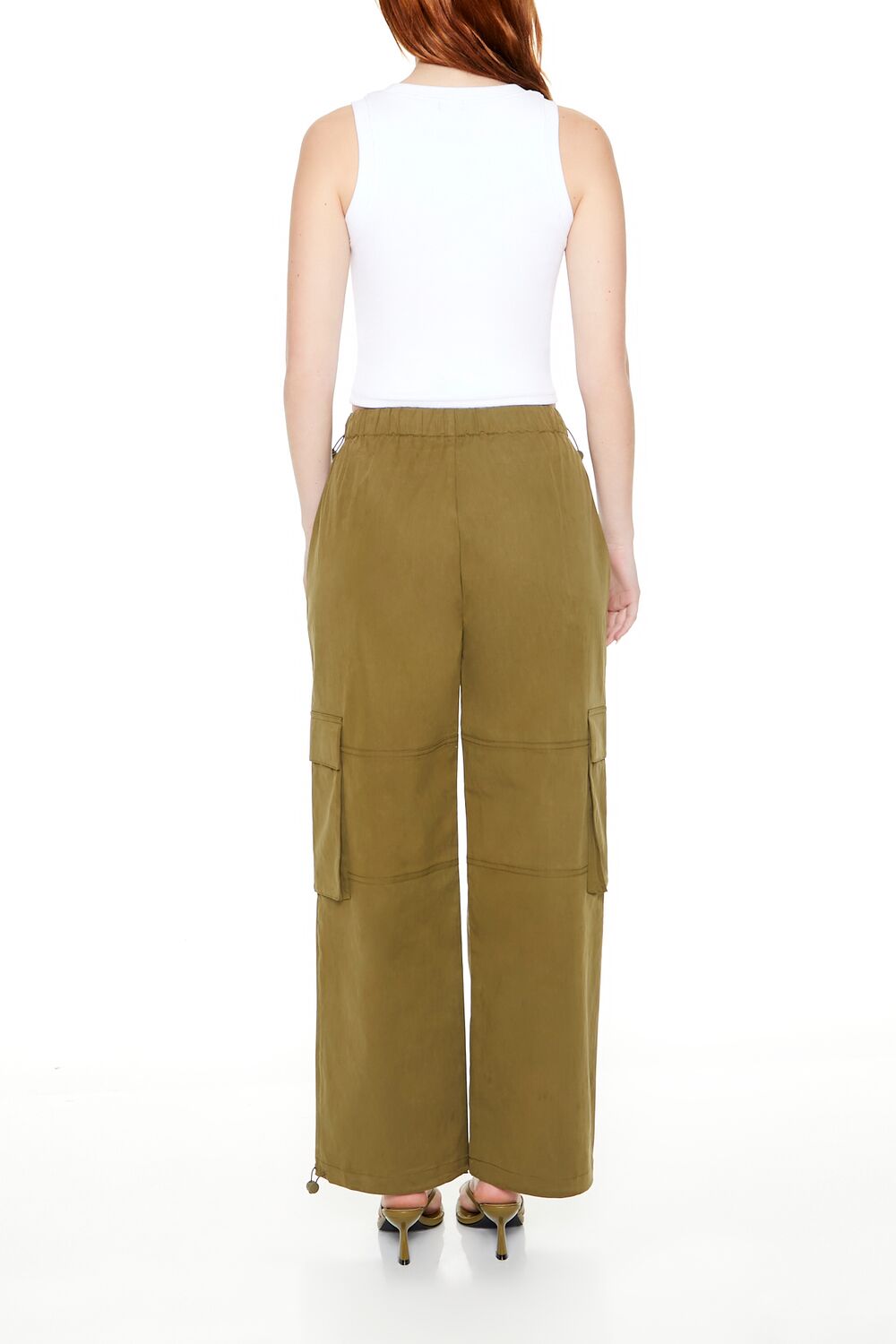 Toggle Drawstring Cargo Joggers