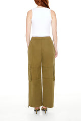 Toggle Drawstring Cargo Joggers