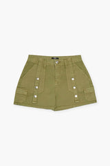 Girls Utility Cargo Shorts (Kids)