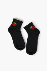 Strawberry Quarter Socks