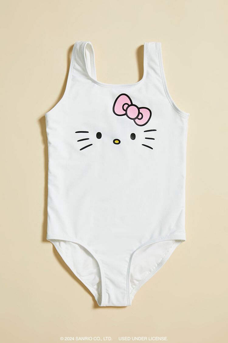 Girls Hello Kitty One-Piece Swimsuit (Kids)