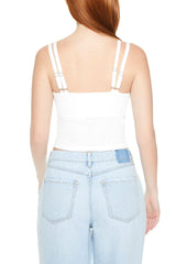 Sweater-Knit Cropped Cami