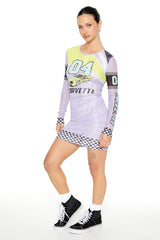 Corvette Graphic Mini Dress