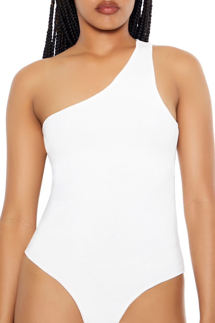 Sweater-Knit Thong Bodysuit