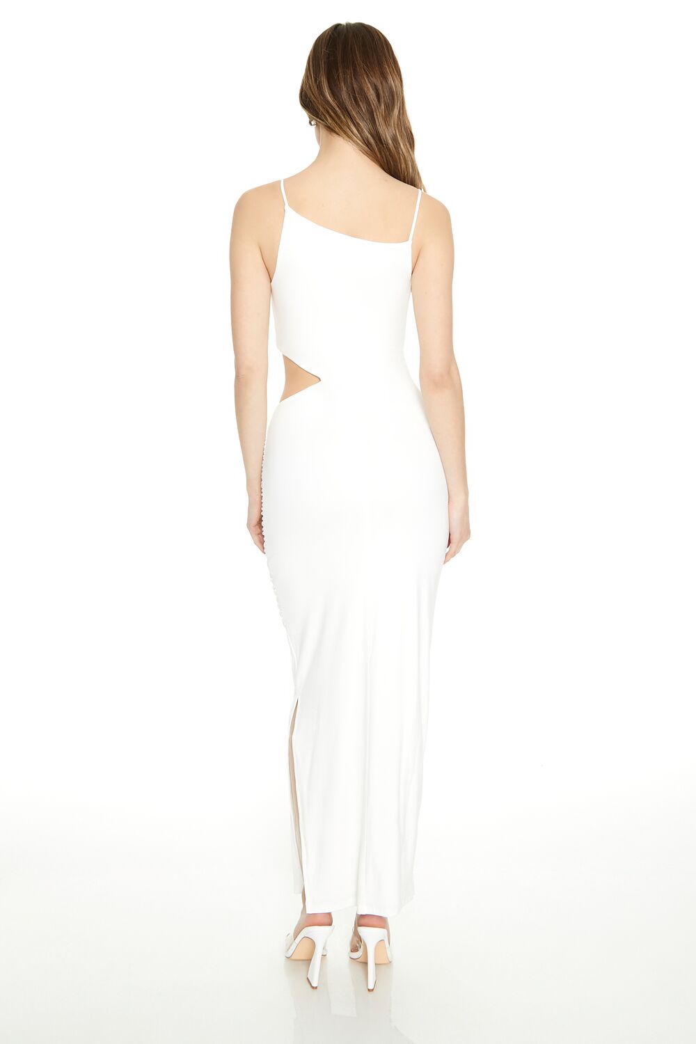 Draped Cutout Maxi Dress