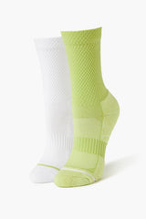Textured Crew Socks Set - 2 pack