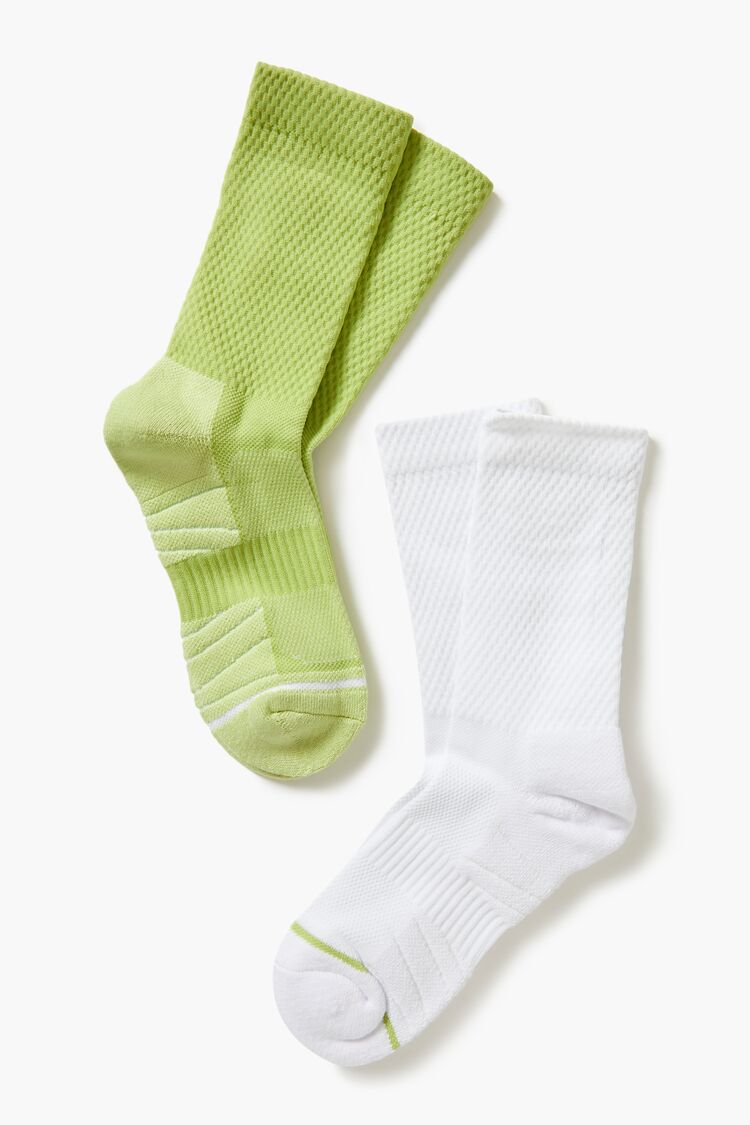 Textured Crew Socks Set - 2 pack