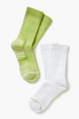 Textured Crew Socks Set - 2 pack