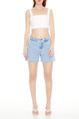 Smocked Crop Top