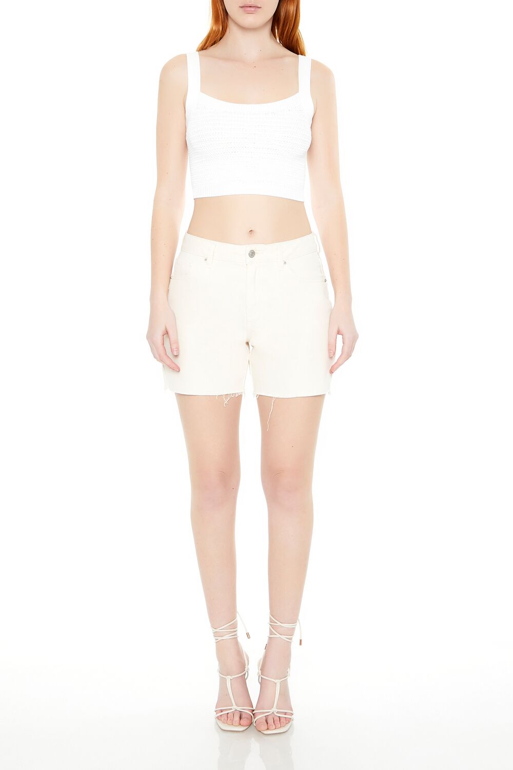 Sweater-Knit Crop Top
