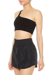 Seamless One-Shoulder Sports Bra
