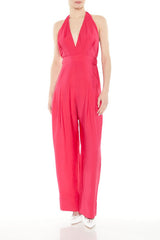 Halter Wide-Leg Jumpsuit