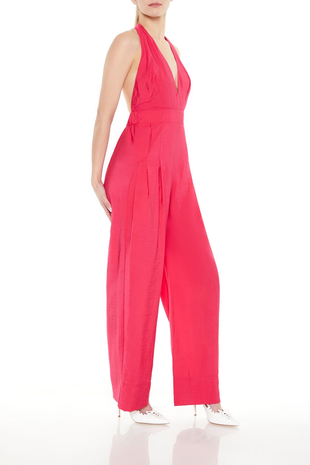 Halter Wide-Leg Jumpsuit