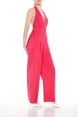 Halter Wide-Leg Jumpsuit