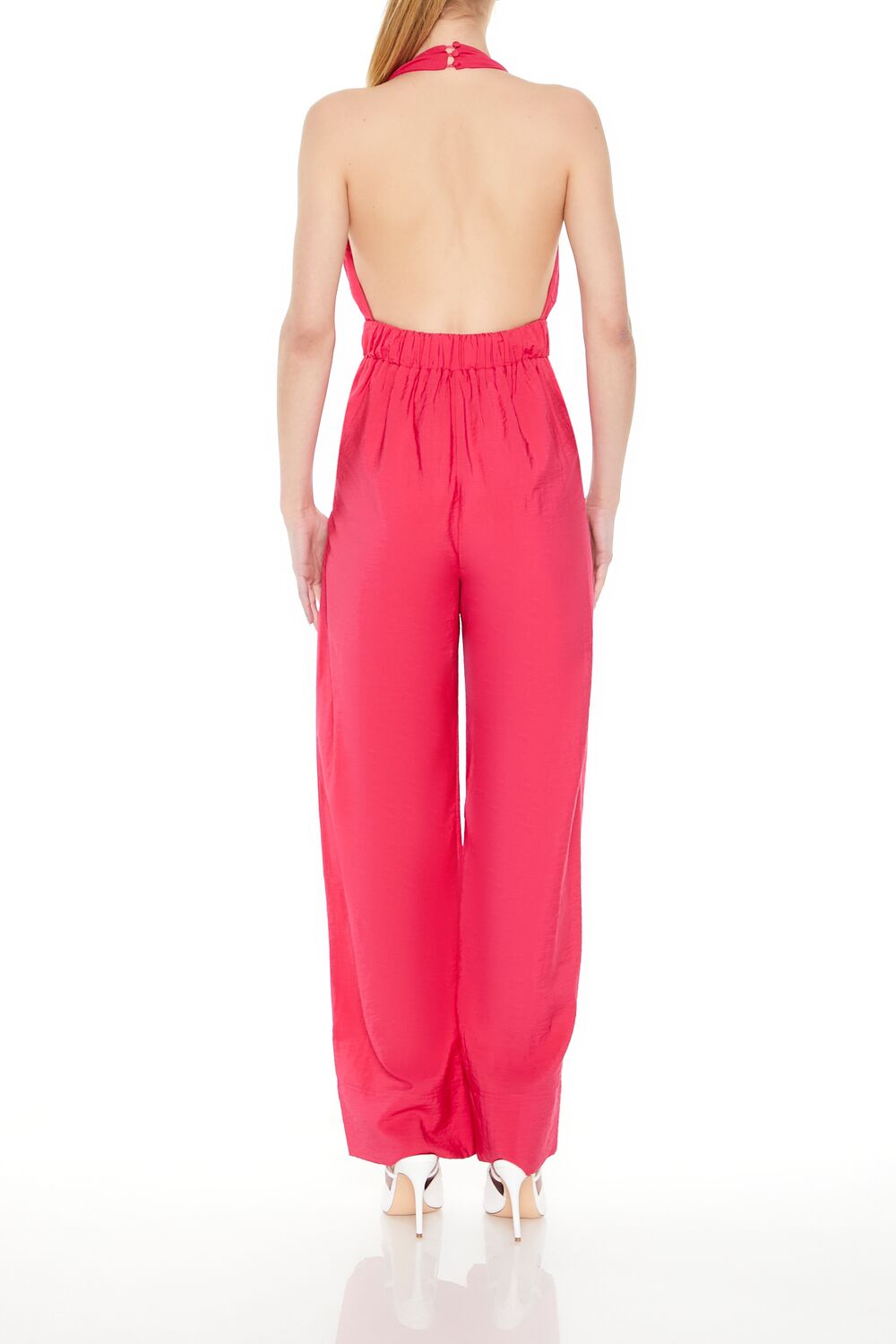 Halter Wide-Leg Jumpsuit