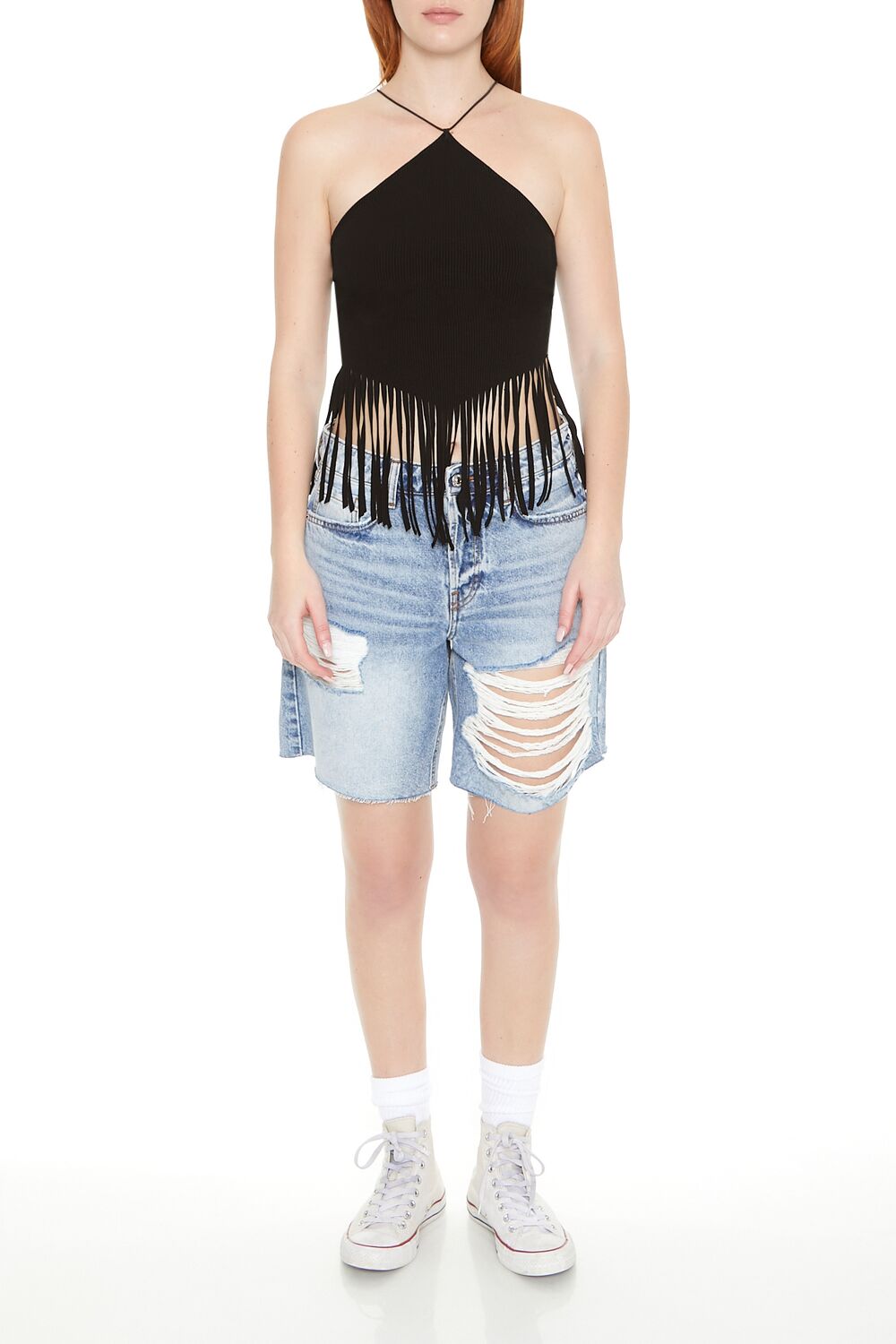 Fringe Cropped Cami