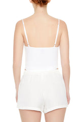 Cropped Dolphin-Hem Cami