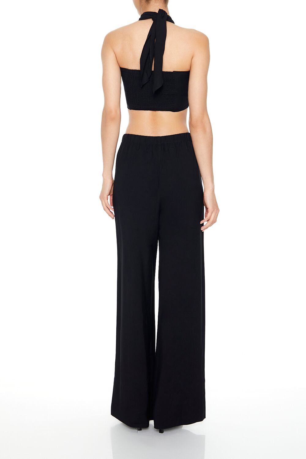 Crisscross Halter Top & Pants Set