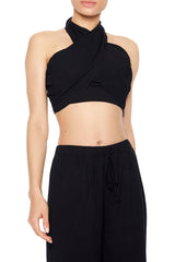 Crisscross Halter Top & Pants Set