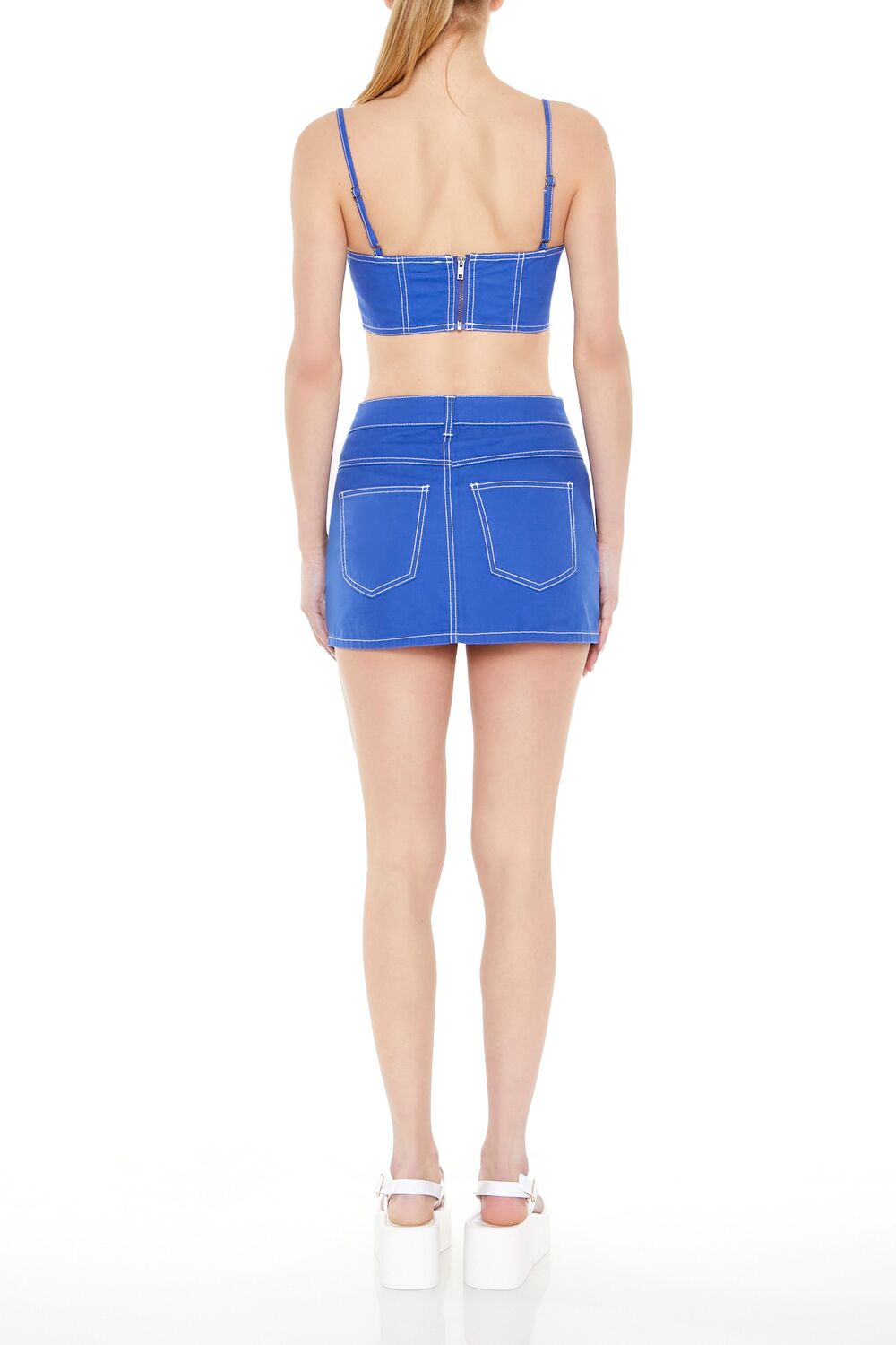 Twill Mini Skirt