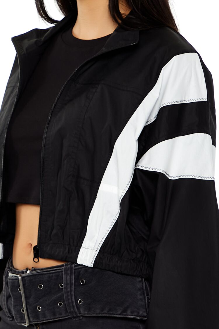 Colorblock Windbreaker Jacket