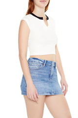 Ribbed Seamless Crop Top