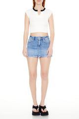 Ribbed Seamless Crop Top