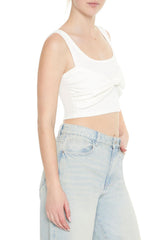 Cropped Bow Tank Top