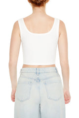 Cropped Bow Tank Top