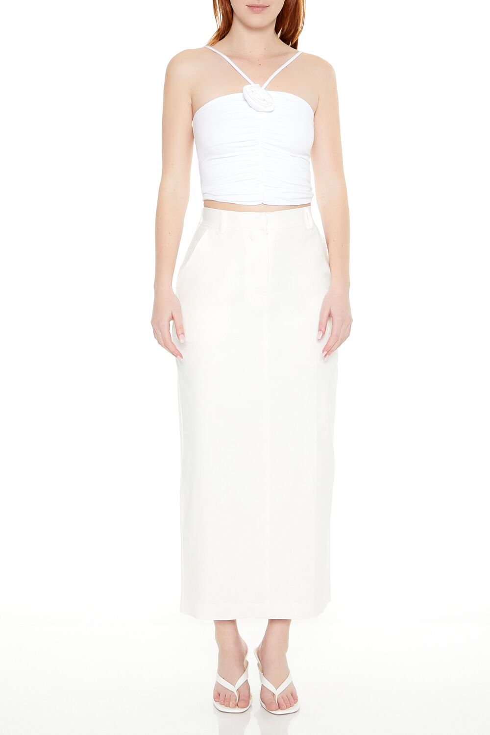 Cropped Rosette Cami