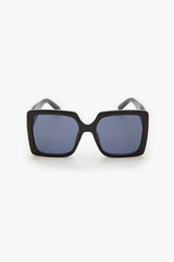 Square Frame Cutout Sunglasses