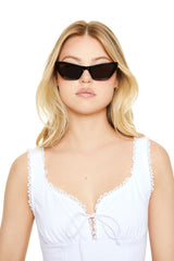 Tinted Cat-Eye Sunglasses