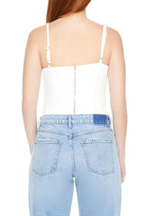 Rosette Denim Bodysuit