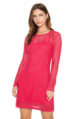 Crochet Flower Combo Dress