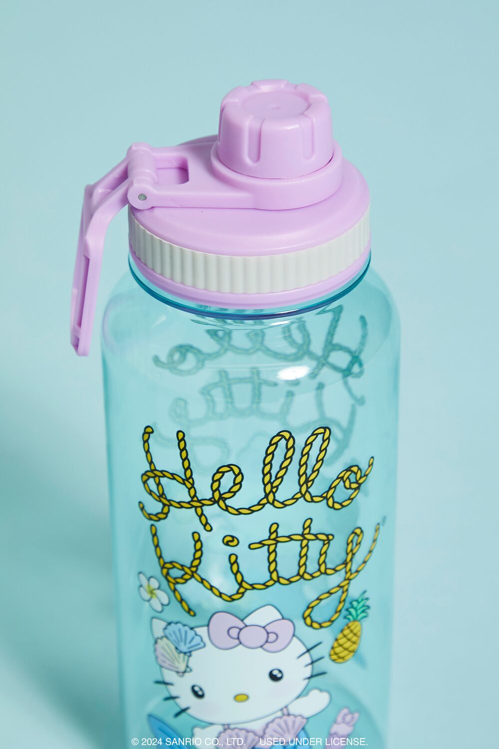 Hello Kitty Mermaid Water Bottle & Sticker Set
