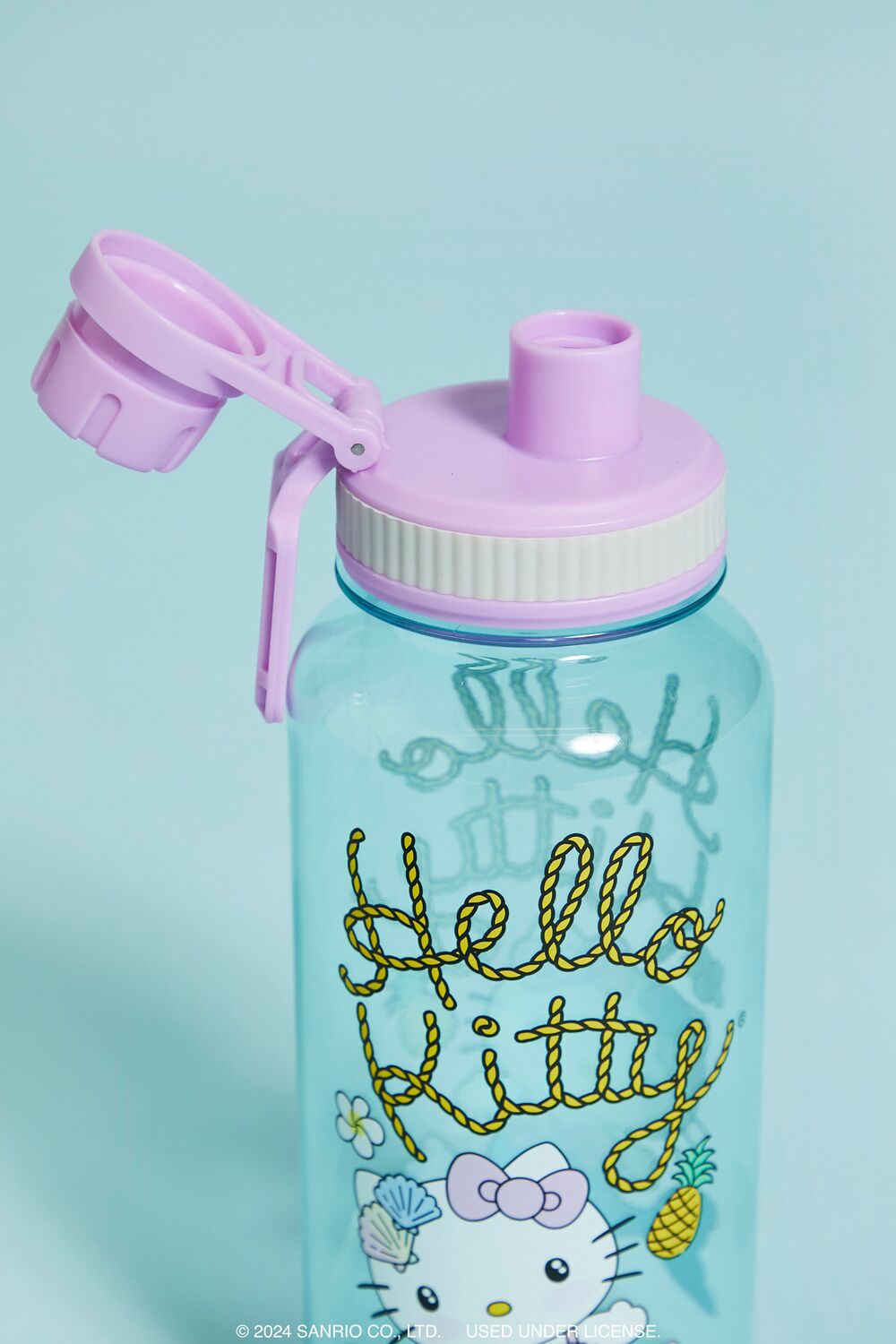 Hello Kitty Mermaid Water Bottle & Sticker Set