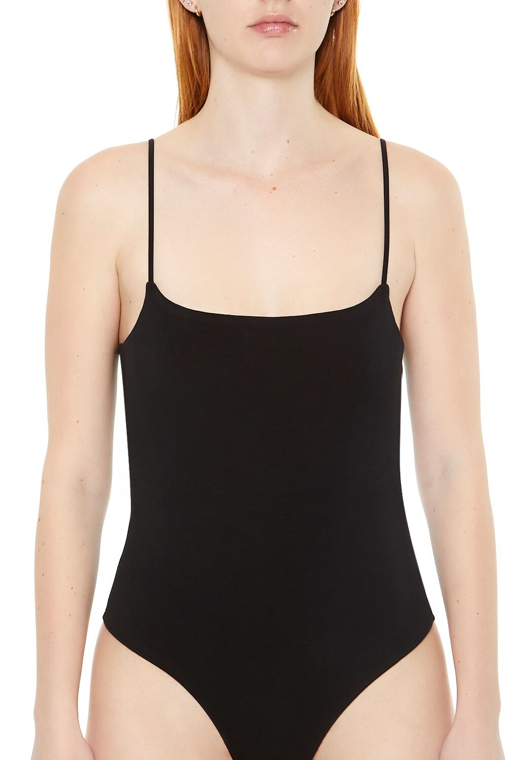 Ribbed Knit Cami Bodysuit