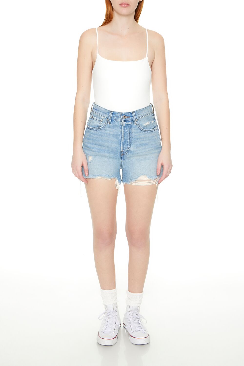 Ribbed Knit Cami Bodysuit