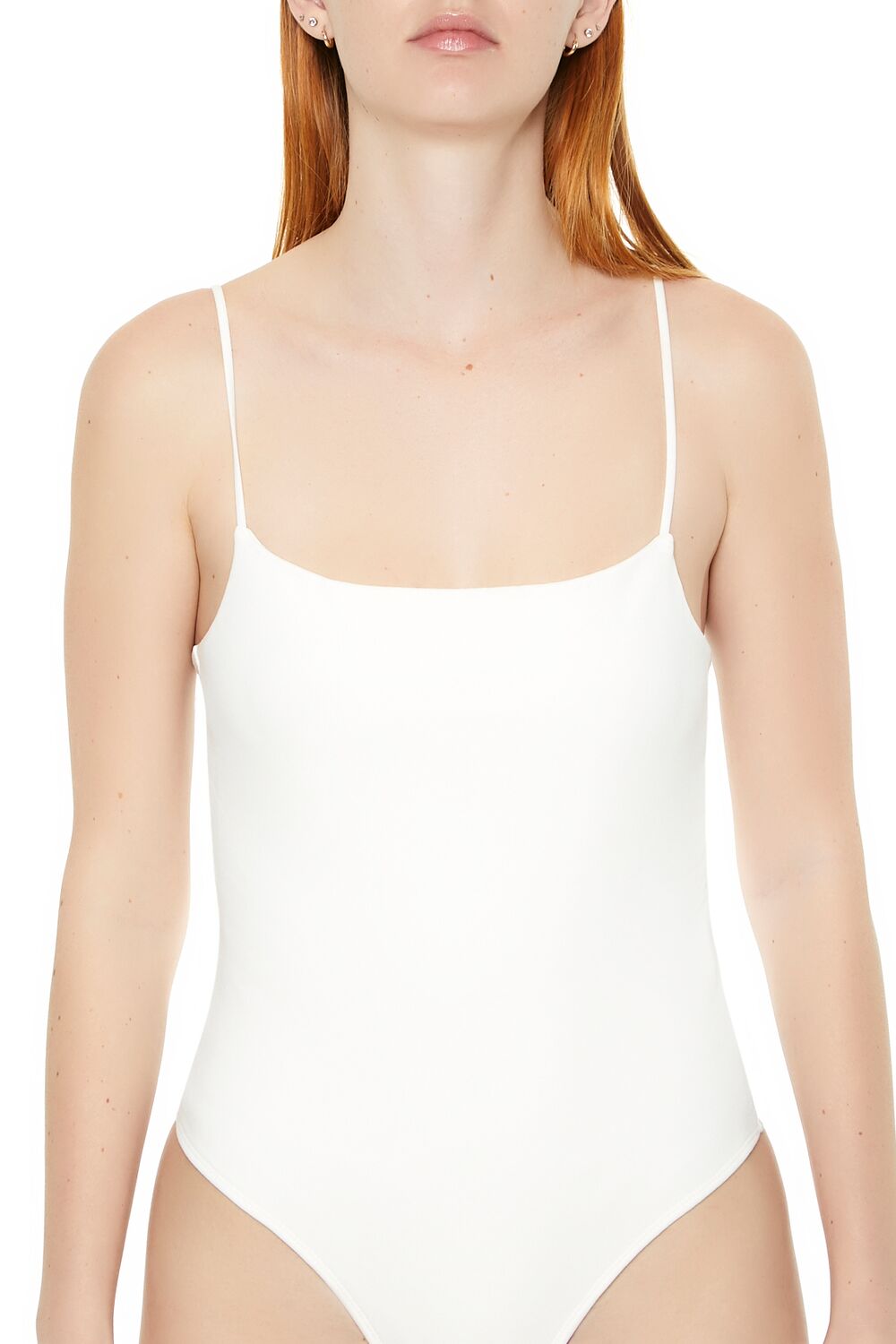Ribbed Knit Cami Bodysuit