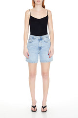 Ruched Rib-Knit Cami