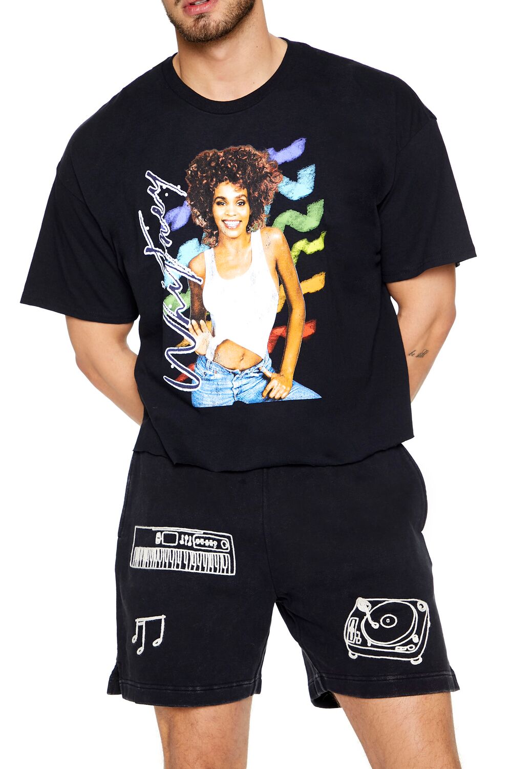 Cropped Whitney Graphic Tee