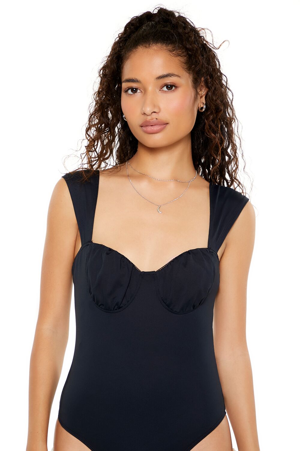 Ruched Sweetheart Bodysuit